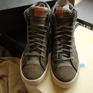 DIESEL OLIVE NIGHT/BLACK men’s shoes size 12